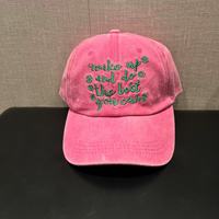 Gorra de Béisbol de Algodón Lavado de 6 Paneles con Bordado 3D Puff y Logotipo Personalizado, Sin Estructura, para Hombre y Mujer, Venta al por Mayor, Diseño Argyle con Letras Comunes
