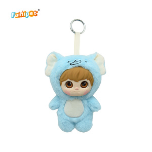Famipet Fabricante Mayorista Nuevo Lindo Llavero de Peluche con Diseño de Cara de Vinilo, Colgante para Mochila, Juguete - Product Image 5