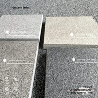Carrelage en pierre de quartz finition mate 18 mm, antidérapant, antibactérien, pour sols de jardin et de parc