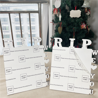 MDFSUB Rip we love you sublimation Panneau MDF Plaques en bois Sublimation RIP Cadre photo en Mdf vierge
