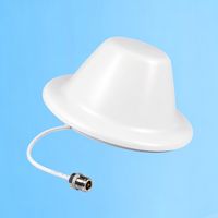 800-2700MHz Antena Polarized Vertikal Plafon Dalam Ruangan Penguat Sinyal Ponsel Model AC01 5Dbi