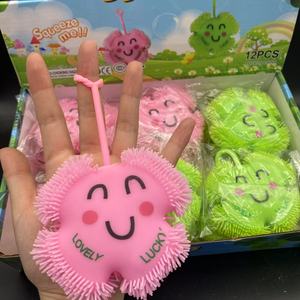 Juguetes Elásticos de Peluche con Forma de Trébol de Cuatro Hojas con Luz LED, de TPR, de Rebote Lento, para Aliviar el Estrés, de Venta Caliente, de la Fábrica HAPU - Product Image 2
