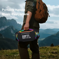 Boom II, enceinte portable sans fil Bluetooth, subwoofer étanche, boombox d'extérieur, AUX, TF, USB, enceinte stéréo avec batterie intégrée de 1000-2000 mAh