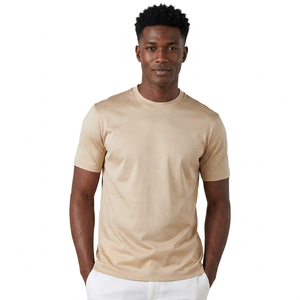 T-shirt pour homme en coton polyester imprimé, décontracté, à porter toute la journée, imprimé, OEM ODM personnalisé - Product Image 1