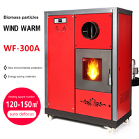 Estufa de pellets biológica de limpieza automática de polvo, biomasa, aserrín biológico, aserrín de madera, chimenea ardiente, estufas de pellets