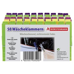 BRSTENMANN Pinzas para Ropa, 50 Piezas, Plástico, Resistentes a la Oxidación, con Resorte - Product Image 3