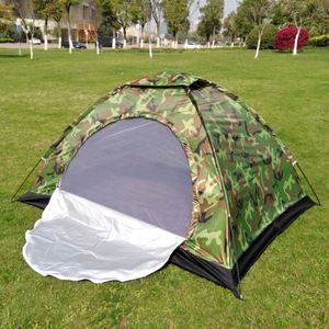 Tente de camping pliable camouflage pour une personne, idéale pour la randonnée, la plage et les activités de plein air – Nouveauté très prisée - Product Image 2