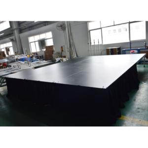 Scène surélevée portable d'extérieur, réglable en hauteur, légère, avec montage facile et surface antidérapante pour les événements - Product Image 6
