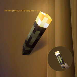 Lampe torche LED, veilleuse, diffuseur en verre borosilicate, rechargeable, forme rectangulaire, utilisation en jardin, cadeau d'anniversaire W24-540 - Product Image 5