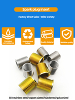 303 Stainless Steel Plug Thread Insert M10 Stainless Steel Sparks