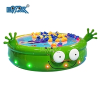 Machine électrique de jeu de divertissement de machine de pêche des enfants dans la conception de grenouille garantie de 1 an