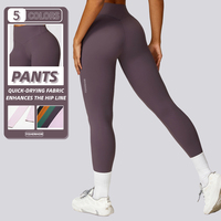 YISHENHON Personnalisé pour femmes, pantalon de yoga à taille haute, vêtements de sport actifs, lifting des fesses, leggings de yoga élastiques à compression, leggings de yoga froncés