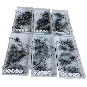 ขนตาปลอมแบบก้านสั้น PBT ของเกาหลี แบบแคบ 4D/1000 เส้น ยี่ห้อ Nhu Y รุ่น NY4D จากโรงงาน ผลิตด้วยมือ ง่ายต่อการต่อ ให้ความหนาเต็มพิกัด - Product Image 5