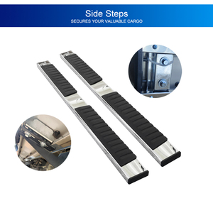 Zolionwil Steel Pickup Side Step Truck Marchepieds pour 2005-2022 Toyota Tacoma Double Cab - Product Image 2