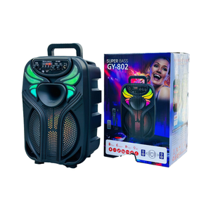 <span class=keywords><strong>8</strong></span>-Inch Altifalante Portátil RGB LED Iluminação Plástico Modelo Recinto para Festa ao ar livre Use Handheld Altifalante <span class=keywords><strong>Box</strong></span> para Computador - Product Image 4