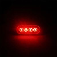 Alarma Seguridad W Flash Con Control Remoto Lig Lights Tr 12V Led Intermitente Bar Car Beacon Luz de Advertencia
