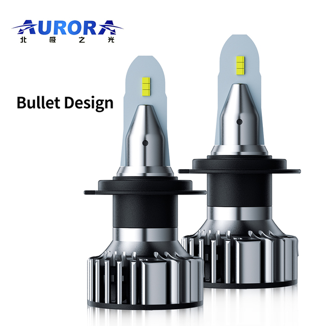 LED Headlight Conversion Kit 6500K 1+1 Design Fan 50W 15000LM H1 H4 H7 H8 H9 9005 9006 9012 H11 LED Headlight Bulbs