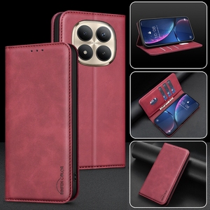 Étui de téléphone portable à rabat en cuir PU avec porte-cartes et couvercle magnétique pour Redmi Note 15 Pro Plus Poco <span class=keywords><strong>M8</strong></span> Pro 5G - Product Image 6
