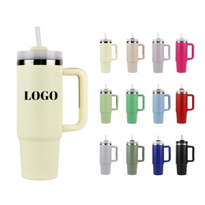 Gobelets isothermes personnalisés avec logo, 30 oz, avec <span class=keywords><strong>poignée</strong></span>, tasse à café isolée sous vide, gobelet de voyage 30 oz avec <span class=keywords><strong>poignée</strong></span> - Product Image 1