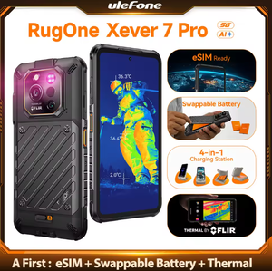 Ulefone rugone xever 7 Pro 5G โทรศัพท์ที่ทนทานระบบ Android 15 smartphone 512GB 12GB 120Hz AMOLED NFC IP68กันกระแทก - Product Image 1
