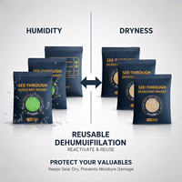 Sacs absorbants d'humidité portables FYD 500g, déshydratant à ingrédients hautement actifs, déshumidificateur, protection anti-moisissure et anti-humidité pour appareil photo