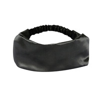 Bandeau en soie de 22 mm, style simple, couleur unie, accessoire pour cheveux, bandeau en soie de mûrier