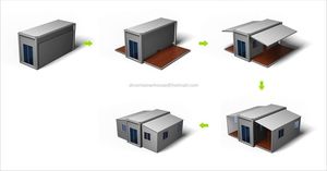 Estudio Prefabricado para Exteriores, Casa Contenedor de 20 pies para Uso en Hoteles y Villas, Diseño de Lujo en Acero, Instalación Rápida Modular, $3999-6999 - Product Image 6