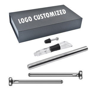 Que làm mát rượu vang không gỉ đông lạnh thanh bia Máy làm lạnh thanh làm mát rượu vang 4 trong 1 rượu vang làm mát pourer Stopper cắt - Product Image 6