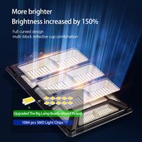Lampadaire Solaire LED Tout-en-un Super Lumineux IP65 Grande Taille 1000W avec Capteurs de Mouvement et Télécommande, Batterie LiFePO4 pour Route