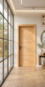 Puerta de Madera Sengon Moderna de Alta Calidad, Panel Sólido, Ligera, Duradera, Acabado Liso, Interior y Exterior, Tamaños Personalizados, Directo de Fábrica - Product Image 2