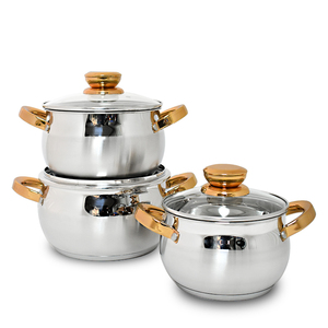 Juego <span class=keywords><strong>de</strong></span> utensilios <span class=keywords><strong>de</strong></span> cocina con fondo <span class=keywords><strong>de</strong></span> inducción <span class=keywords><strong>de</strong></span> <span class=keywords><strong>acero</strong></span> <span class=keywords><strong>inoxidable</strong></span> hecho en China, buen <span class=keywords><strong>precio</strong></span>, uso doméstico, olla, <span class=keywords><strong>cazuela</strong></span> - Product Image 1