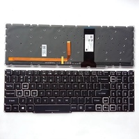 Nouveau clavier rétroéclairé noir avec rétroéclairage coloré pour Acer Predator Helios 300 PH315-53 PH315-53-786B PH317-54