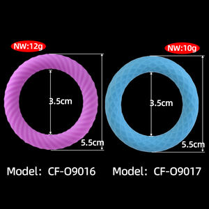 FAAK 2 pièces/ensemble anneau de pénis jouet sexuel pour hommes retarder l'éjaculation anneau de pénis en Silicone agrandir améliorer fournitures pour adultes enlever le prépuce - Product Image 6