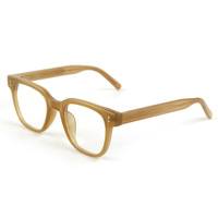 Gafas Retro Cuadradas con Dos Remaches, Montura Completa, Anti Luz Azul, Monturas Ópticas con Receta