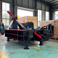 Compacteur horizontal hydraulique rapide pour la compression des métaux, machine à balles pour le recyclage des copeaux d'acier, d'aluminium et de cuivre