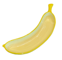 Bananenvormig keramisch snackbord Creatief dessertbord Prachtig fruitplateau voor theetijd servies