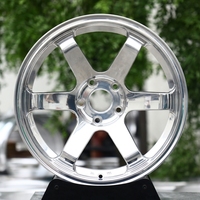 Spiegelpolierte 6061-T6 Geschmiedete 5x112 5x120 18 19 20 21 22 Zoll Geschmiedete Räder Monoblock 6-Speichen-Felgen für BMW M3 M4 Tesla Model Y