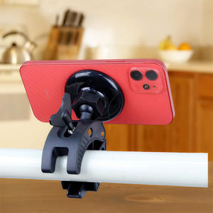 Abrazadera grande ajustable de liberación rápida 360 soporte magnético giratorio para teléfono para carrito de <span class=keywords><strong>golf</strong></span> - Product Image 4