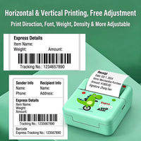 Printer Label Termal Mini Portabel, Pembuat Stiker Nirkabel untuk Label Harga, Penggunaan Rumah Kantor Pintar, OEM Kustom