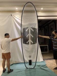 الساخن بيع شفافة لوح بدال 3M انظر من خلال واضح المحيط <span class=keywords><strong>SUP</strong></span> الوقوف ركوب الأمواج الرياضات المائية - Product Image 6