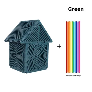 Planche d'activités sensorielles en silicone anti-stress, cube de puzzle 3D DIY, jouet unisexe à partir de 14 ans, best-seller - Product Image 6