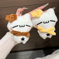 도매 맞춤형 믹스 플러시 펜던트 컬렉션 달 별 고양이 강아지 새 인형 가방 키체인 대량 선물 액세서리