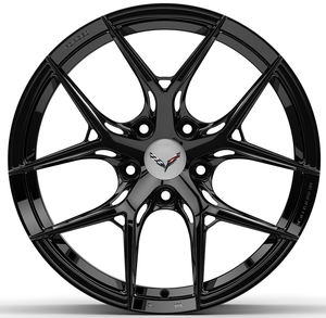 Rines Forjados Cóncavos Negros Brillantes con Diseño Hueco Personalizado de <span class=keywords><strong>18</strong></span> 19 20 Pulgadas 5x112 5x114.3 para Autos de Pasajeros para Corvette /<span class=keywords><strong>bmw</strong></span>/audi - Product Image 3