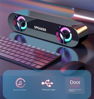 E-1408 Portable fête filaire Mini barre de son haut-parleur boîte Audio filaire système de cinéma de jeu haut-parleur pour ordinateur portable