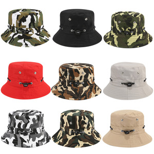 Spring Summer <b>Men</b> Women <b>Bucket</b> <b>Hat</b> Hiking Camping Hunting Jungle War Camouflage Cap Fishing Outdoor <b>Hats</b> - Product Image 2