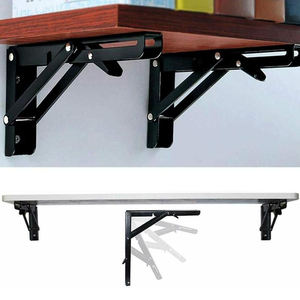 Braket Furnitur Braket Rak Segitiga, Perangkat Keras Dapur Braket Besi Cor Tugas Berat - Product Image 3