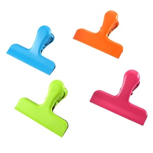 Blue Sealing Clip JZ100 Multifunction Food <b>Bag</b> <b>Document</b> Clamp Minimalist Design - Product Image 4