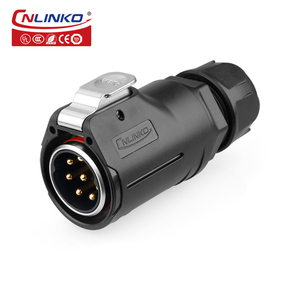 Cnlinko IP68 Không Thấm Nước M28 15A Nam Nữ Dây Cắm Ổ Cắm 8 Pin Thông Tư Điện Kết Nối - Product Image 2