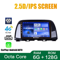 Pour Mazda CX5 2012-2019, autoradio Android 9 pouces double DIN Octa-Core Quad avec GPS et navigation