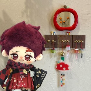 Đồ chơi nhồi bông Kamado Tanjirou nhân vật anime Diệt Quỷ, chất liệu bông mềm mại, đồ chơi hoạt hình dễ thương - Product Image 2